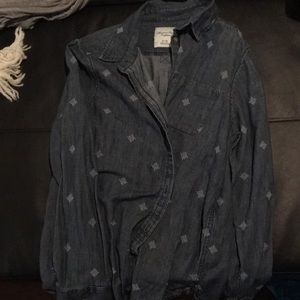 american eagle jean shirt